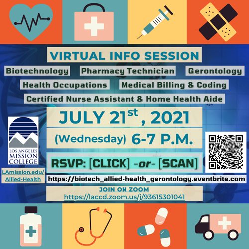 Virtual Info Session Flyer