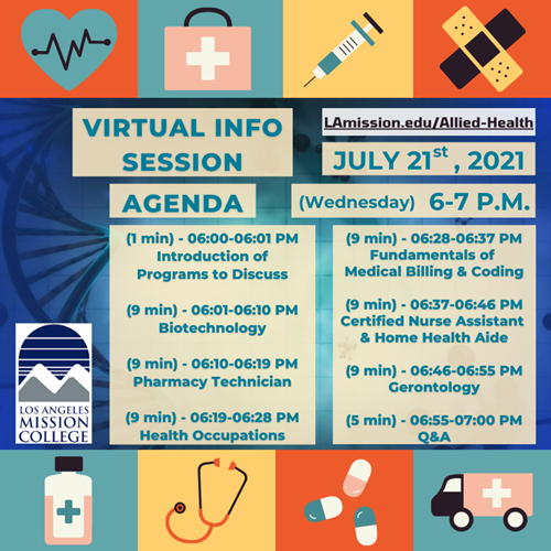 Virtual Info Session Flyer