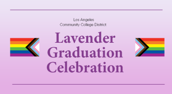Lavender Graduation celebration banner