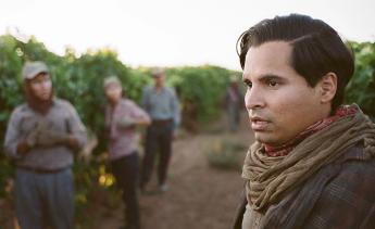 Screen capture of the movie Cesar Chavez starring Michael Pena