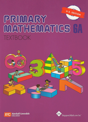 Primary Mathematics 6A Book Cover