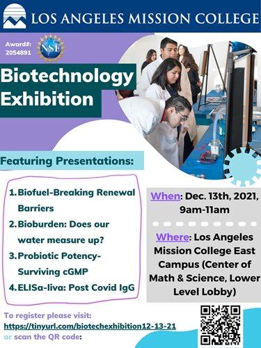 Dates of the Biotechnology Exhibition
