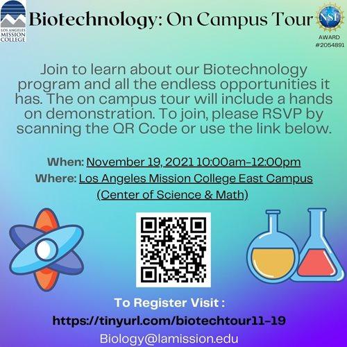 Biotechnology Campus Tour