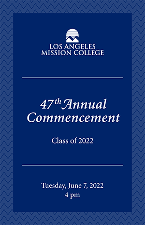 Anual Commencement Program Flyer