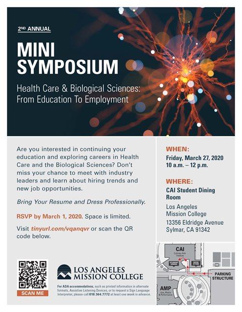 LAMC Mini Symposium Spring Flyer Event