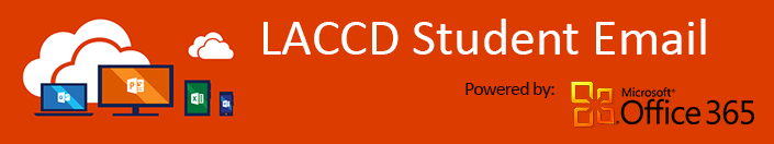 LACCD Student Email Banner