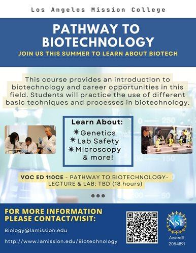 Pathway to Biotechnology Flyer