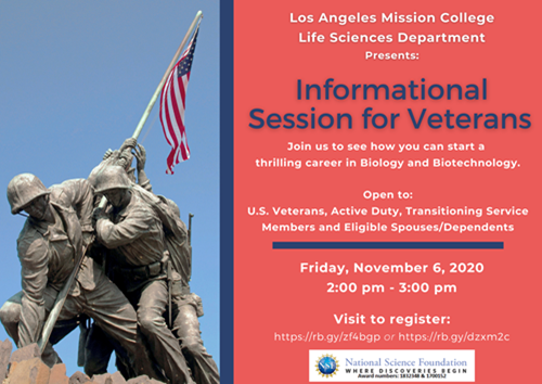 Informational Session for Veterans Flyer
