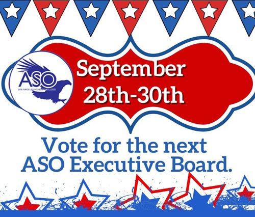 ASO Election Flyer 2022 Announcement