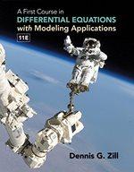 A First Course in Differential Equations with Modeling Applications Book Cover