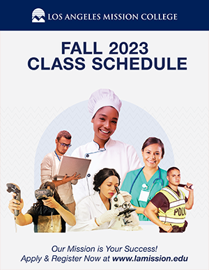 Fall 2023 Schedule of Classes Cover