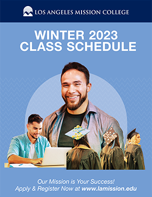 Winter 2023 Schedule of Classes Cover
