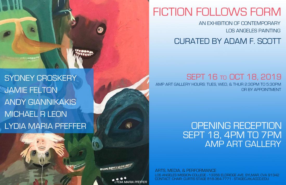 AMP Gallery exhibition image for Fiction Follows Form
