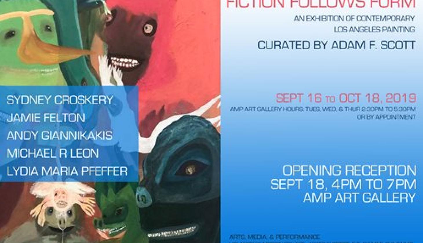 Fiction Follows Form Flyer Event